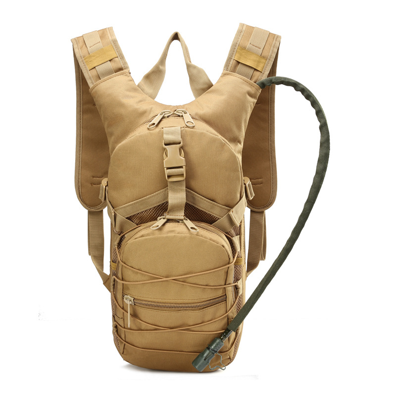 Rucksack Military Style - กระเป๋าเป้สะพายหลังกลางแจ้งเป้ยุทธวิธีเหมาะสำหรับ2.5L 3L ตั้งแคมป์เดินป่าจักรยาน9สี