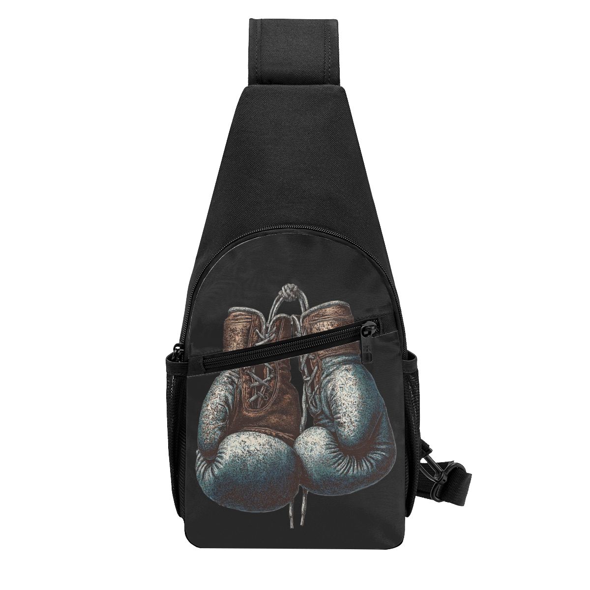 Sling Backpack Shoulder - กระเป๋าคาดหน้าอกสำหรับชกมวย คิกบ็อกซิ่ง กระเป๋าสะพายข้างผู้ชาย กระเป๋าเป้สะพายหลัง กระเป๋าเดินทาง กระเป๋าเดินป่า