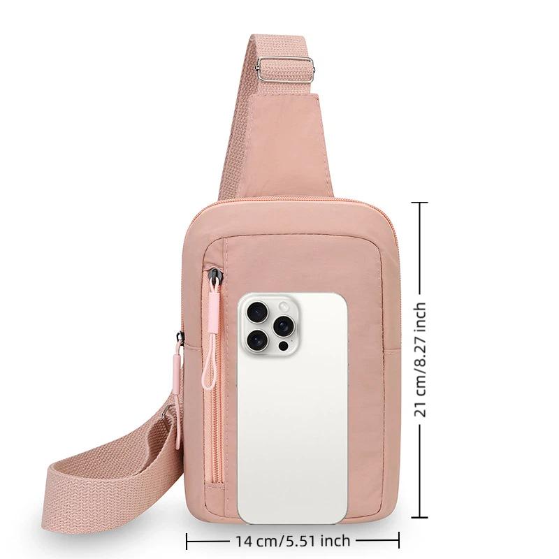 Sling Backpack Shoulder - กระเป๋าสะพายข้างขนาดเล็ก กระเป๋าสะพายไหล่แบบมีสไตล์ กระเป๋าเป้สะพายหลังไนลอนทนทาน กระเป๋าสะพายไหล่ขนาดเล็ก สำหรับเดินทาง เล่นกีฬา