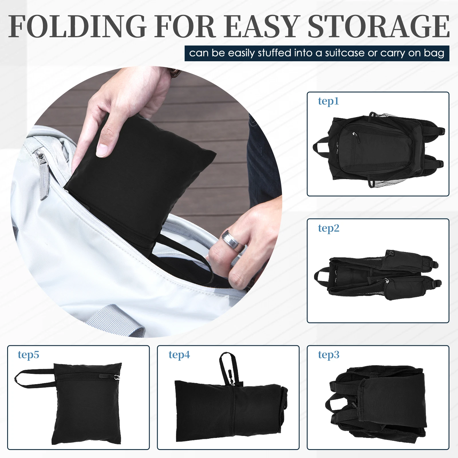 กระเป๋าเป้เดินป่าขนาดเล็ก 10 ล - Foldable Backpack Small บทวิจารณ์และราคา