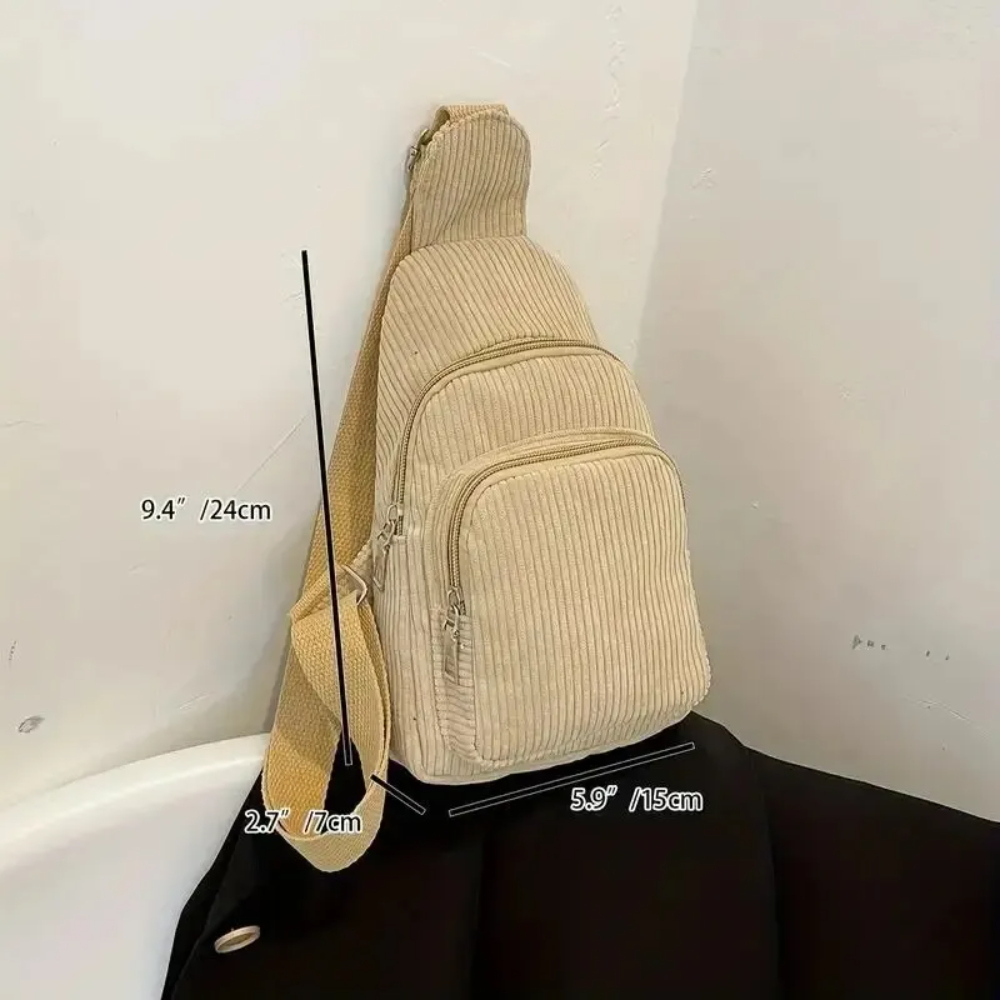 Vintage Corduroyกระเป๋าCrossbo - Mini Backpack Purse บทวิจารณ์และราคา