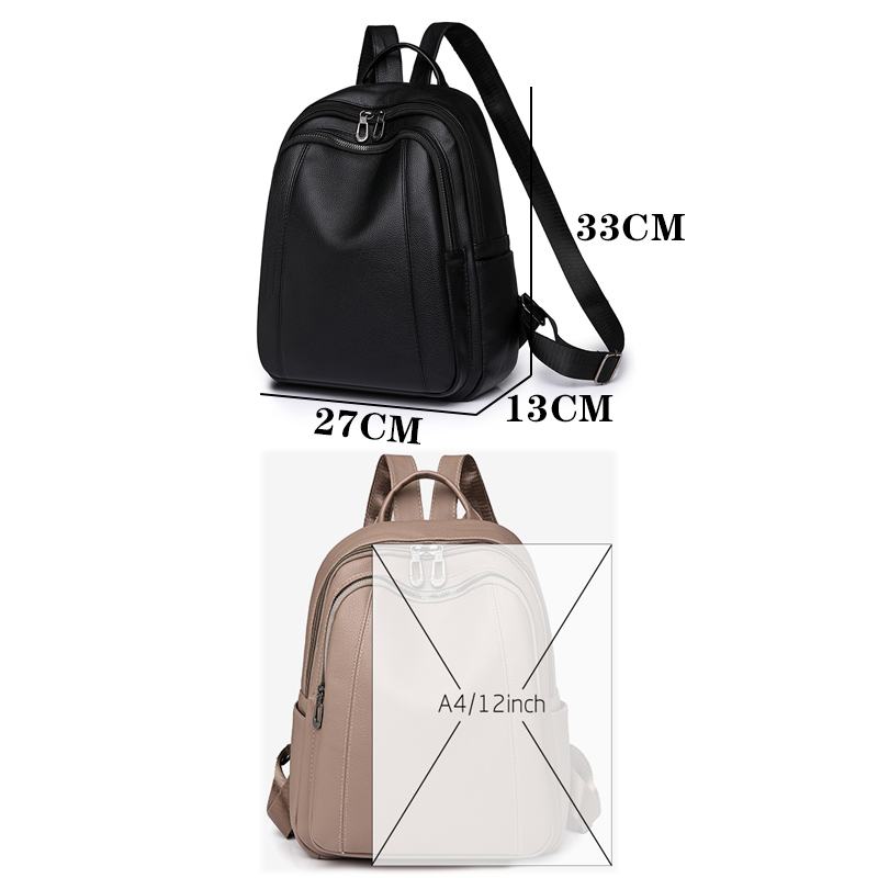 หนังคุณภาพสูงกระเป๋าเป้สะพายหล - Mini Backpack Purse บทวิจารณ์และราคา