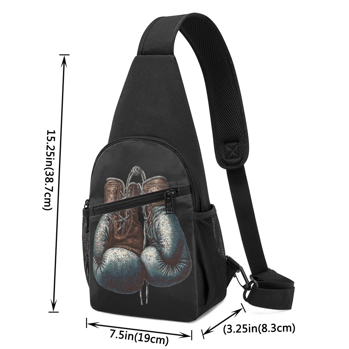 กระเป๋าคาดหน้าอกสำหรับชกมวย คิ - Sling Backpack Shoulder บทวิจารณ์และราคา