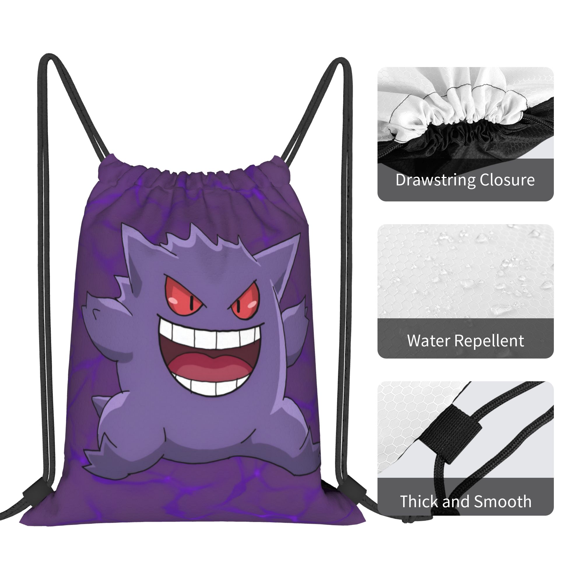 กระเป๋าเป้สะพายหลังลายโปเกมอนเ - Drawstring Gym Bag บทวิจารณ์และราคา